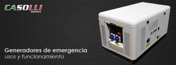 funcionamiento del generador en caso de emergencia 